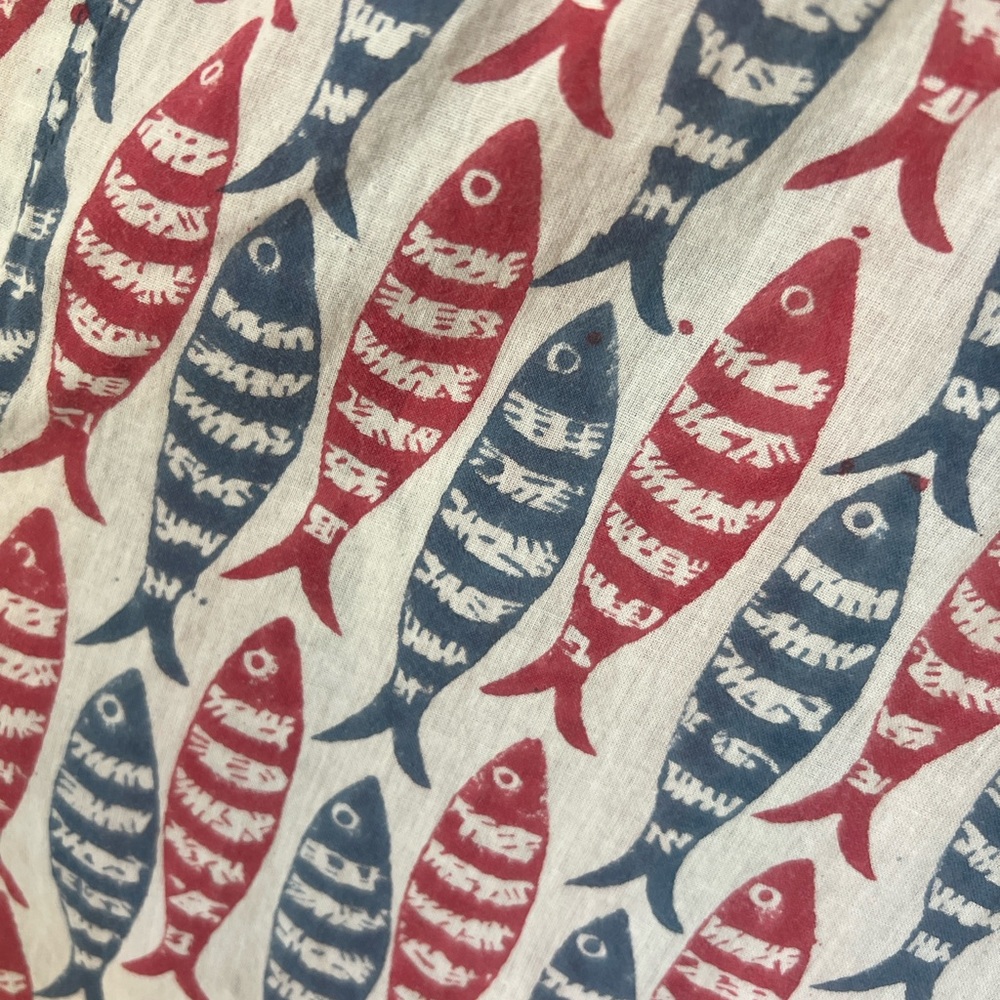 Ro’s Garden Blockprint Kaftan Dress